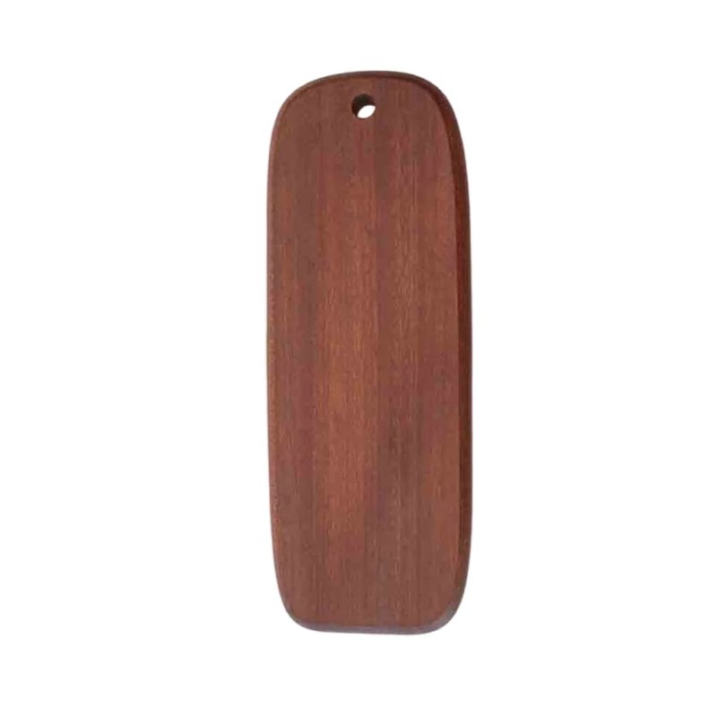 Solid Ebony Wood Serving Board with Smooth Polished Natural Dark Grain