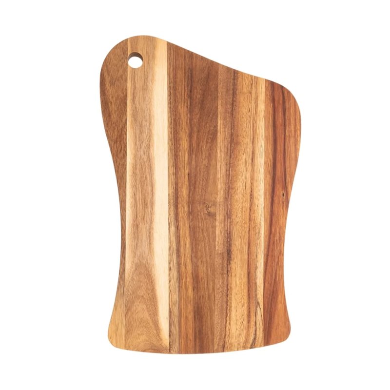  Curved Acacia Wood Cutting Board Charcuterie Serving Board