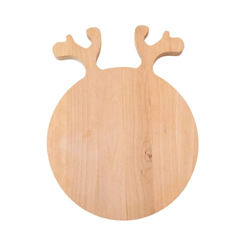  Reindeer Antler Beech Wooden Christmas Serving Board