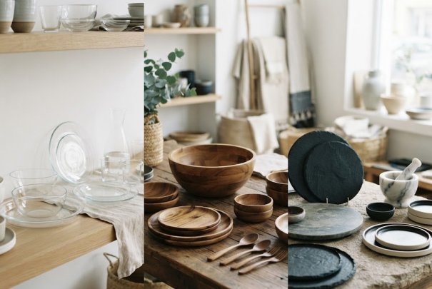 Why We Classify Plates & Bowls Into Glass, Wood & Stoneware? Tableware Material Matching Logic For Different Dining Scenes