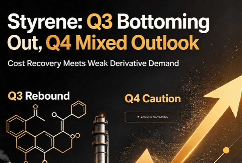 Styrene Quarterly Outlook: Q3 Rebound from Lows; Q4 May Strengthen First, Then Weaken