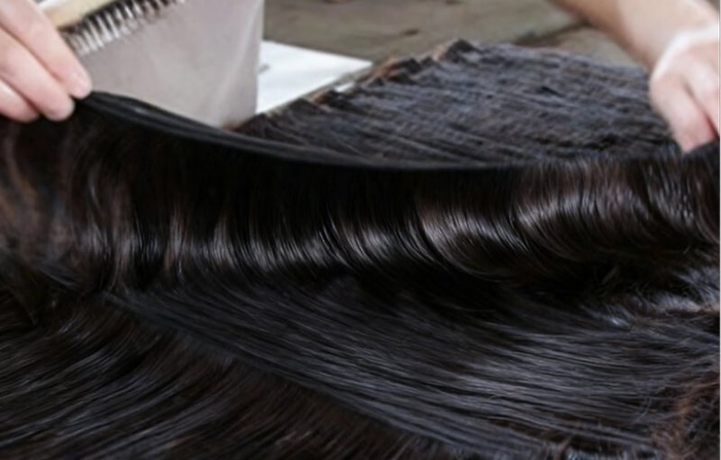 Comb Hair To Check No Shedding