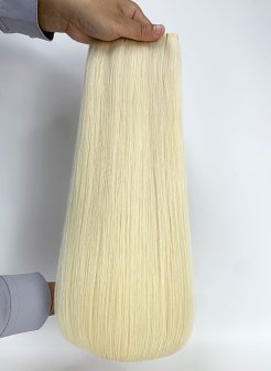Russian Virgin Hair Genius Weft Cuticle Intact #1001(100g)