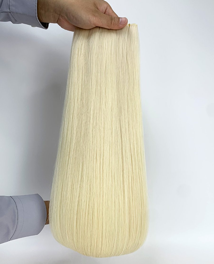 Russian Virgin Hair Genius Weft Cuticle Intact #1001(100g)