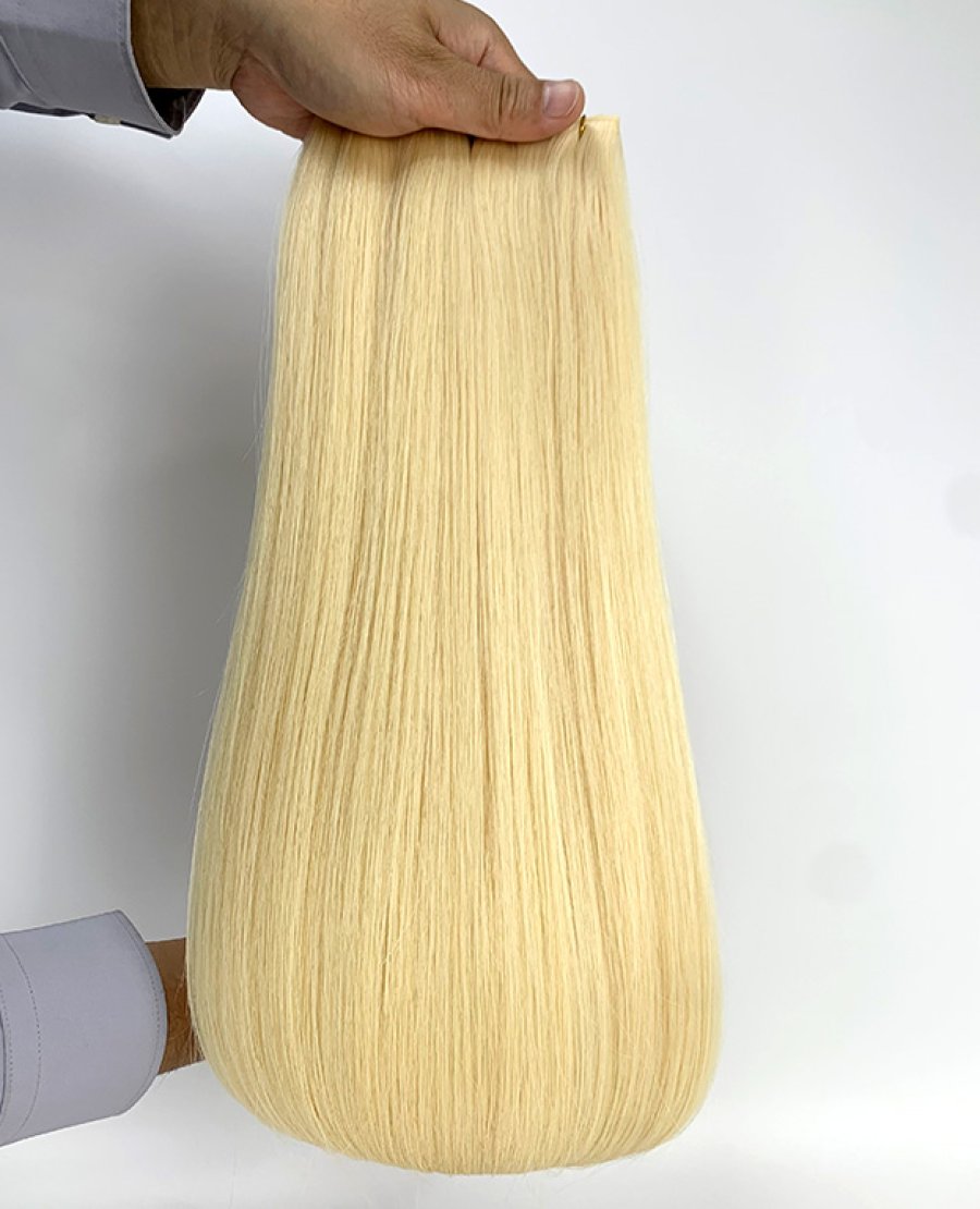 Professional Salon Grade Genius Weft Extensions #613(100g)