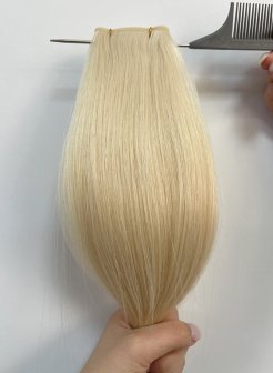 Russian Virgin Hair Genius Weft Cuticle Intact #1001(100g)