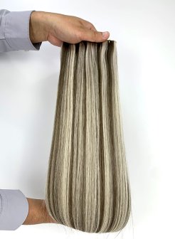 Russian Thin Invisible Genius Weft Hair Extensions #FV(100g)
