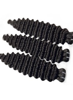 12A deep wave virgin 100% human hair bundles