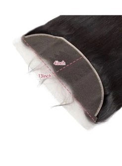 13x4 HD Lace Frontal For Black Women Kinky Curly Straight Human Hair