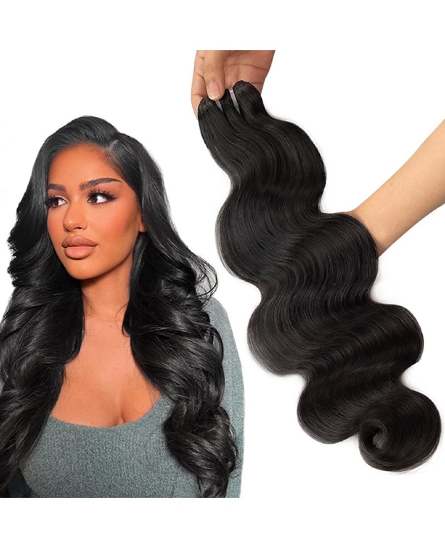 12A body wave virgin cuticle aligned 100% human hair bundles