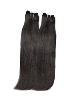 12A straight virgin 100% Unprocessed cuticle aligned human hair bundles