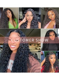 Luxury water wave virgin 100% human hair bundles