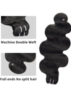 12A body wave virgin cuticle aligned 100% human hair bundles