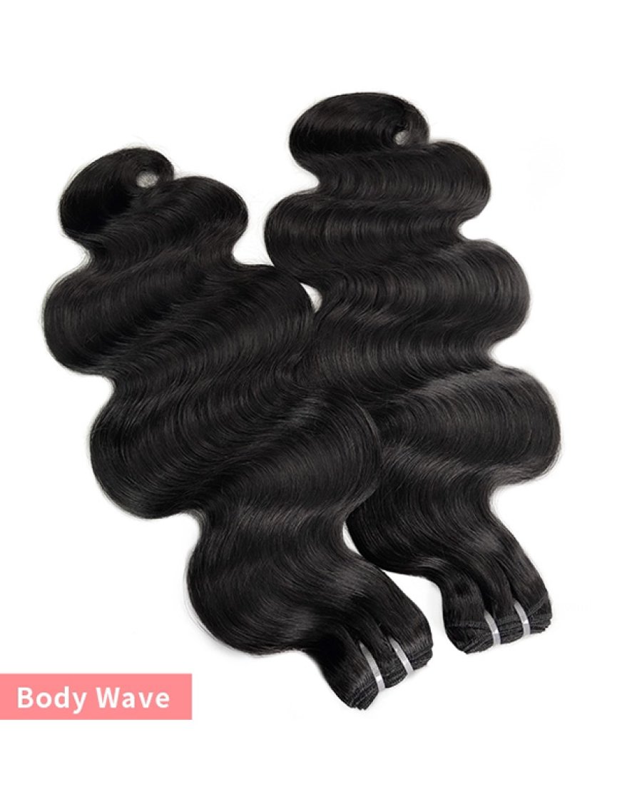 12A body wave virgin cuticle aligned 100% human hair bundles