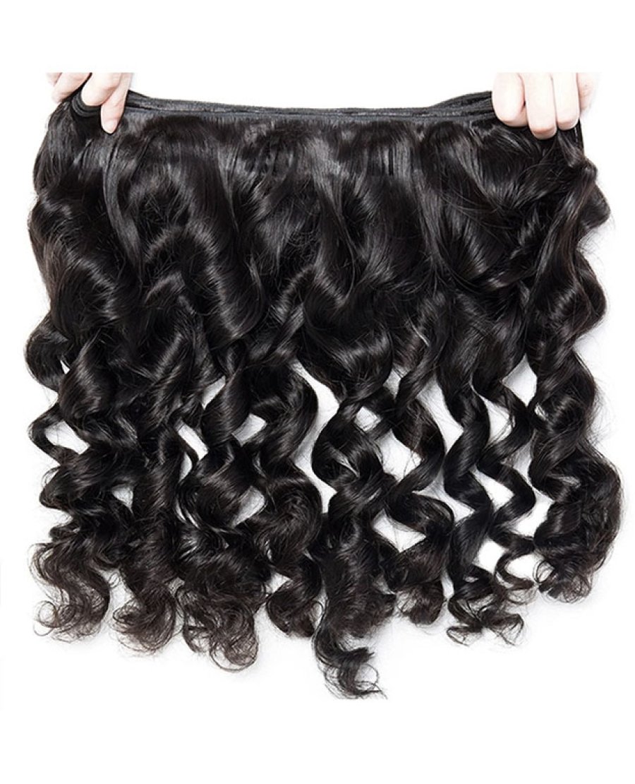 loose wave virgin 100% human hair bundles