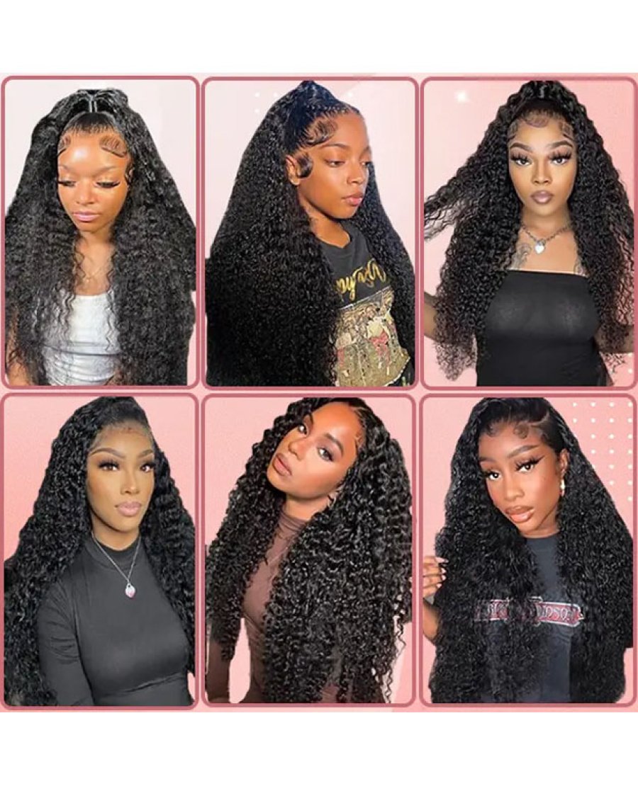 12A deep curly virgin 100% human hair bundles