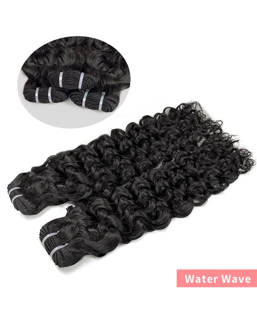 12A water wave virgin 100% human hair bundles