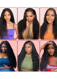 5x5 Lace Human Hair Closure Virgin Hair Water Wave