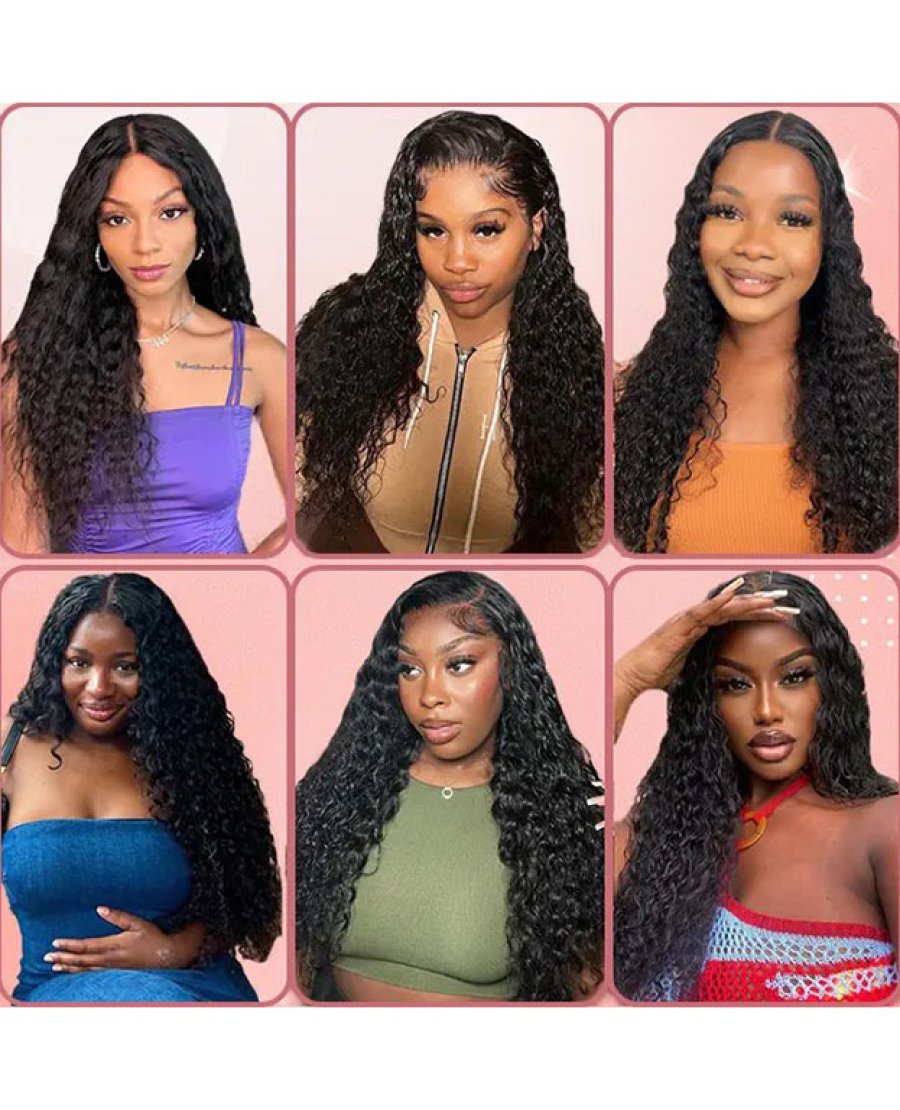 5x5 Lace Human Hair Closure Virgin Hair Water Wave