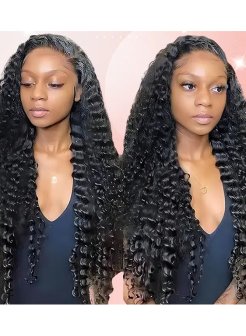 Brazilian Virgin 13x6 HD Lace Frontal Deep Part Deep Wave Human Hair