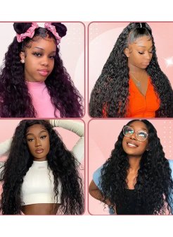 Transparent Lace 13x6 Frontal Virgin Human Hair Water Wave