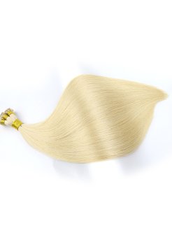 18inch Russian Natural Brown Hand Tied Weft Hair Extension Can Be Customized