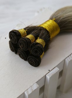 20inch One Donor 100% Human Skin Thin Handtied Weft Hair