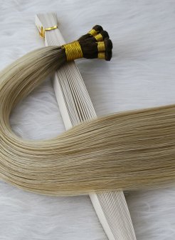 20inch One Donor 100% Human Skin Thin Handtied Weft Hair