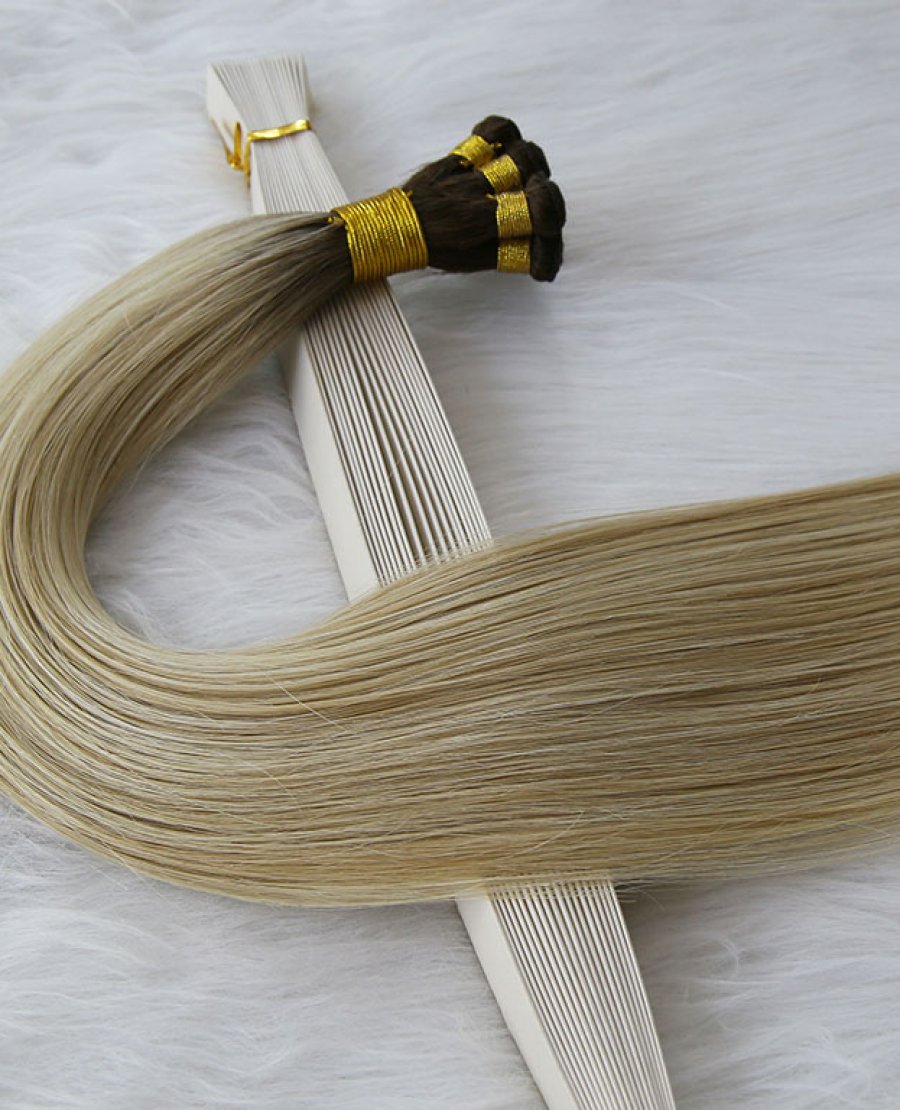20inch One Donor 100% Human Skin Thin Handtied Weft Hair
