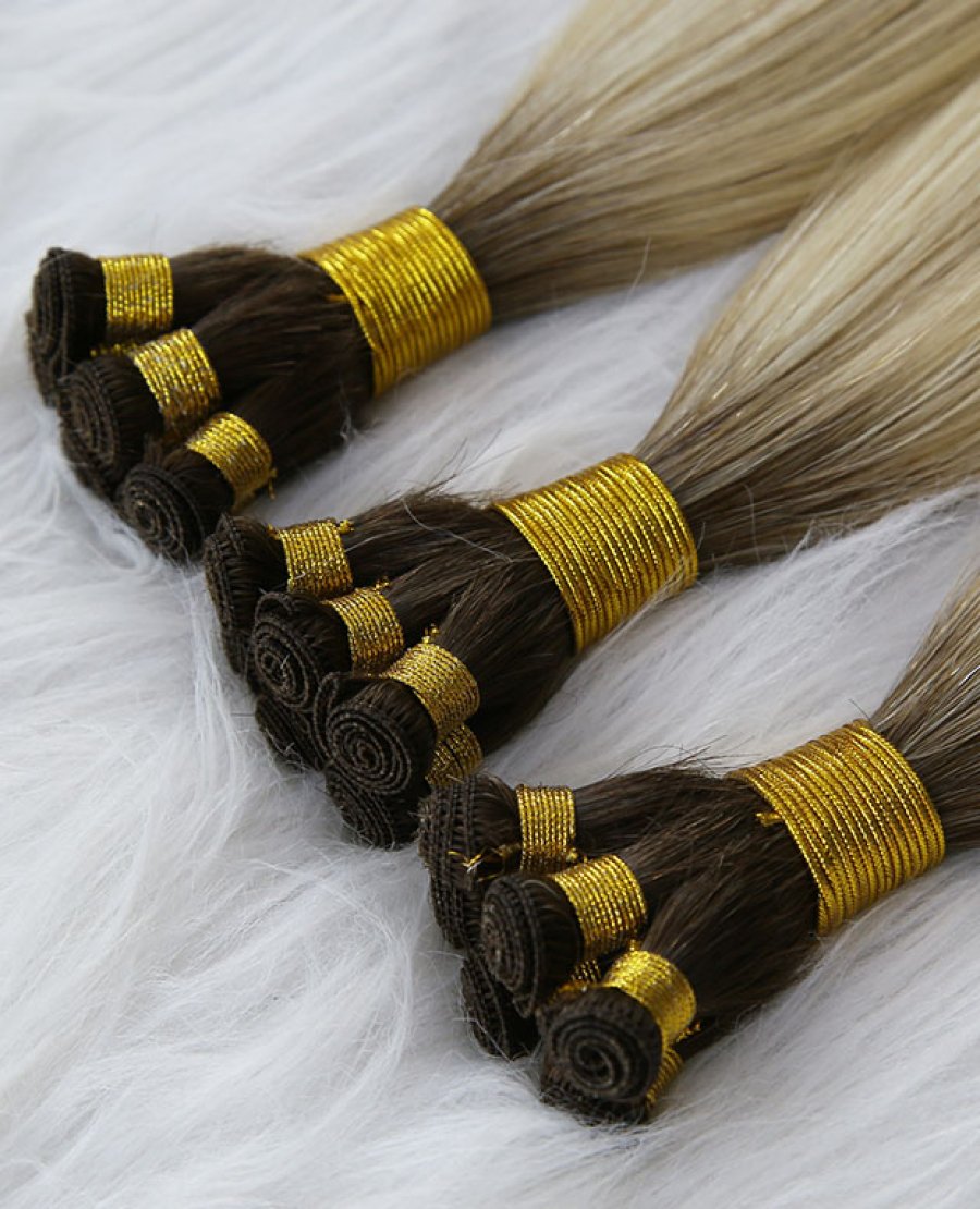 20inch One Donor 100% Human Skin Thin Handtied Weft Hair