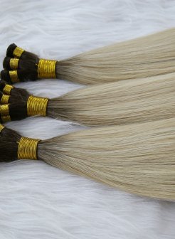 20inch One Donor 100% Human Skin Thin Handtied Weft Hair