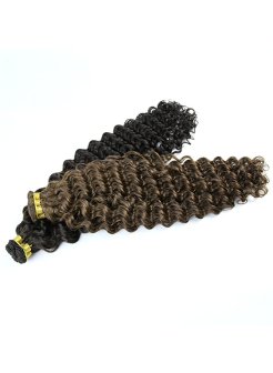 20inch Remy Cuticle Aligned Hand Tied Wefts Double Drawn