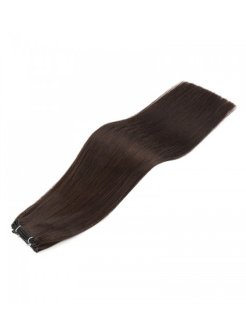 100% Virgin Human Hair Genius Weft Extensions Ultra Thin #2(100g)