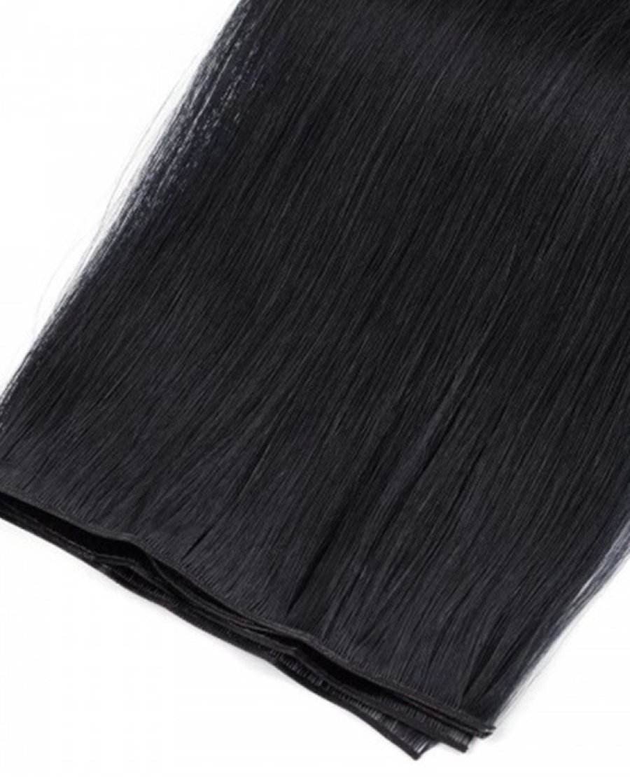 Jet Black Remy Cuticle Aligned Genius Weft Double Drawn