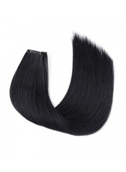 Jet Black Remy Cuticle Aligned Genius Weft Double Drawn