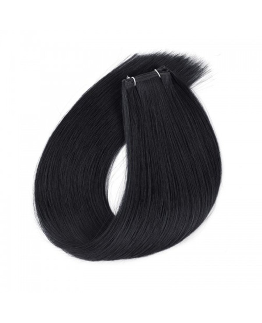 Jet Black Remy Cuticle Aligned Genius Weft Double Drawn