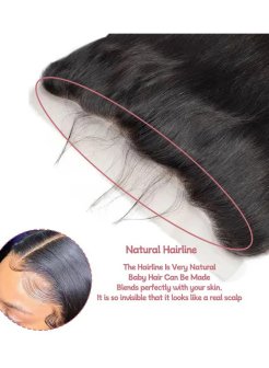 13x4 HD Lace Frontal For Black Women Kinky Curly Straight Human Hair
