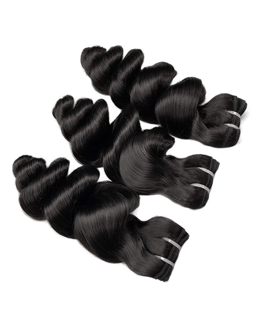 loose wave virgin 100% human hair bundles