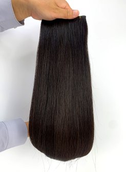Popular Double Drawn European Genius Weft Hair Extensions