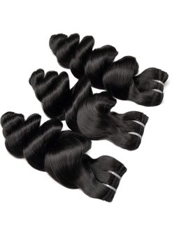 12A loose wave virgin 100% human hair bundles