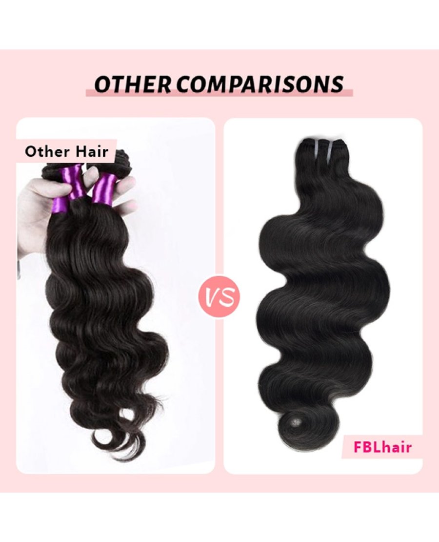 12A body wave virgin cuticle aligned 100% human hair bundles