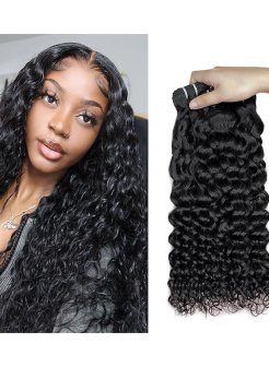Luxury water wave virgin 100% human hair bundles