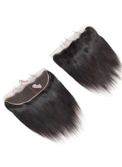 13x4 HD Lace Frontal For Black Women Kinky Curly Straight Human Hair