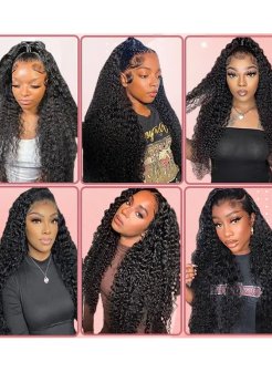 deep curly 100% brazilian virgin human hair