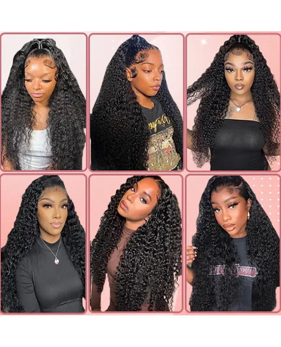 deep curly 100% brazilian virgin human hair