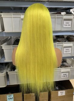613 Light Color Lace Front Wig Human Hair Wigs