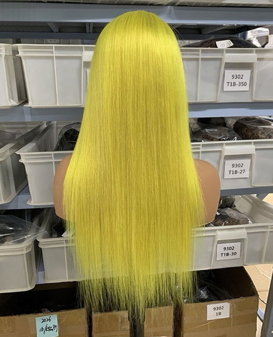613 Light Color Lace Front Wig Human Hair Wigs