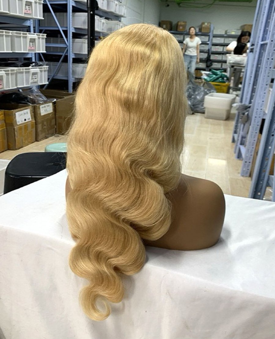 613 Blonde Color Body Wave 13x6 HD Full Frontal Wig 180% Density Wig