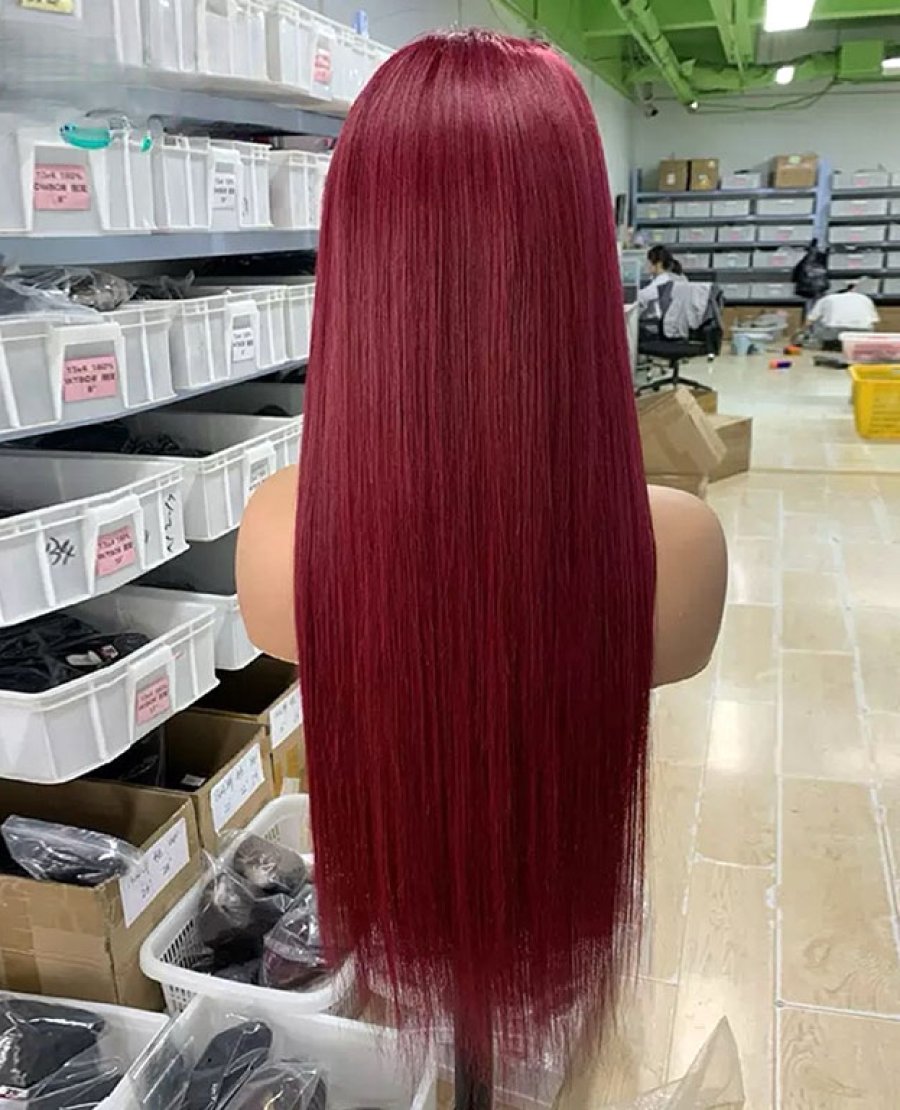 99J color 13x4 full frontal wig