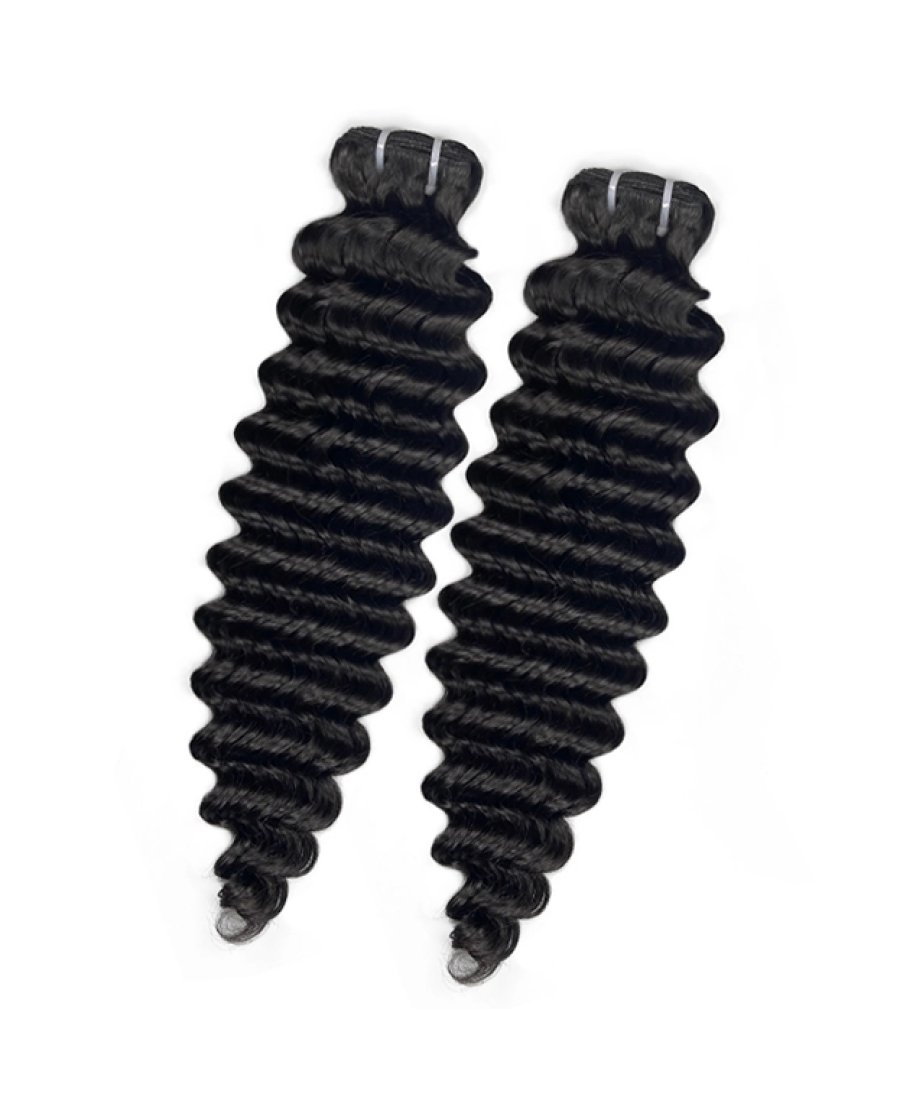 deep wave virgin 100% human hair unprocessed cuticle aligned bundles